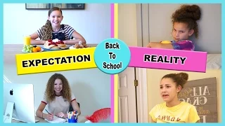 Back to School - Expectation vs Reality (Haschak Sisters)