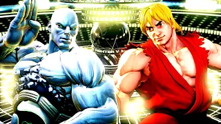 Seth vs Ken (Hardest AI CPU) - Street Fighter 5