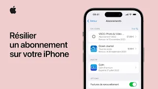 Résilier un abonnement sur votre iPhone | Assistance Apple