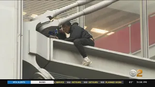 Man Pulled To Safety After Climbing New York Times Building