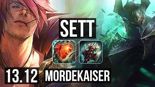 SETT vs MORDEKAISER (TOP) | 2/1/5 | NA Master | 13.12