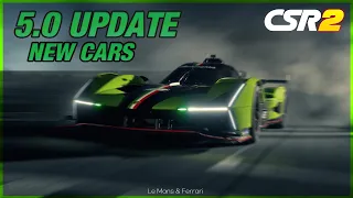 CSR2 | 5.0 UPDATE NEW CARS