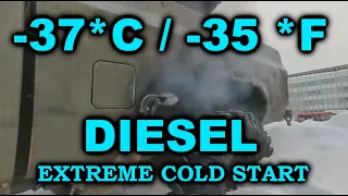 [SEASON 2] EXTREME DIESEL COLD START compilation | -37*C | s.2 ep.2 | Запуск дизеля в мороз -37