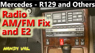 Mercedes Original Becker Stereo Radio AM/FM Tuner Fix, E2 Problem and Bluetooth R129 W124 Others