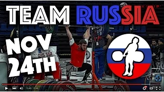 Team Russia - 2015 WWC Training Hall (Nov 24)