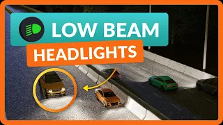 How to Use Low Beam Headlights - Car Lights Explained