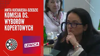 Anita Kucharska-Dziedzic - Przesłuchanie M. Morawieckiego: Komisja śledcza ds. wyborów kopertowych