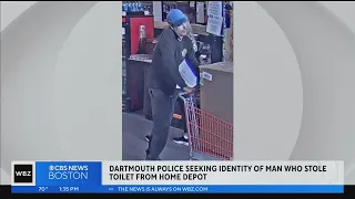 Dartmouth Police ask for help identifying man who stole toilet from Home Depot
