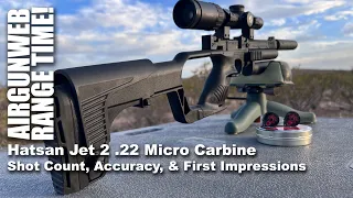 Hatsan Jet 2 .22 Pistol / Micro Carbine - Shot curve numbers, accuracy, and first impressions