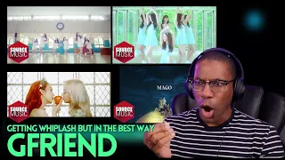 GFRIEND | 'Glass Bead', 'Me Gustas Tu', 'Apple', 'Mago' MV REACTION | Whiplash in the best way!!