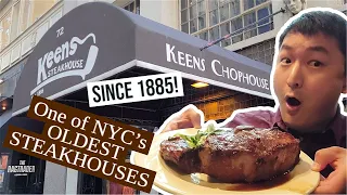 The MASSIVE MUTTON CHOP at NYC's Keens Steakhouse