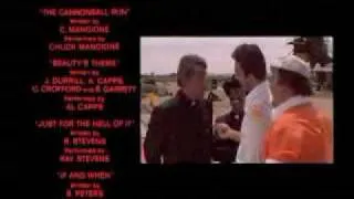 The Cannonball Run Outtakes