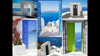 Greek Bouzouki Music - Instrumental  ( The Magical Doors of Santorini! )