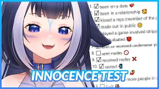 Lily did the "test"