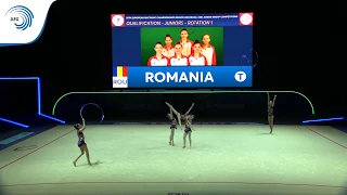 Romania - 2019 Rhythmic Gymnastics Europeans, junior groups 5 hoops qualification