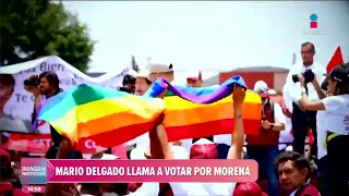 Mario Delgado llama a votar por Morena | Noticias con Crystal Mendivil