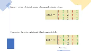 353060 CALCOLO DEL DETERMINANTE DI UNA MATRICE DI ORDINE 3