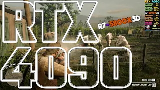 RTX 4090 + R7-5800X3D | Red Dead Redemption 2 DLSS ON VS OFF