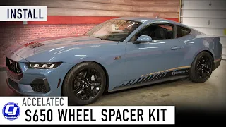 Transform Your 2024 Mustang's Look and Stance with low cost Accelatec Wheel Spacers!