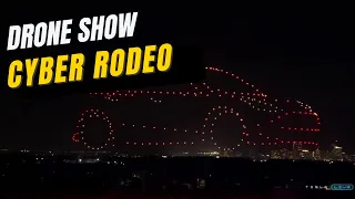 Stunning Drone Show | Cyber Rodeo | Tesla Gigafactory Texas⚡️