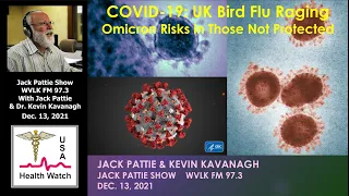 COVID-19: Omicron Spreading, Unvaccinated at Risk, Massive Bird Flu in the United Kingdom