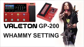 VALETON GP-200 Whammy Setting