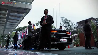 Seperti Ini Pengamanan Rangkaian Kendaraan Kepala Negara saat KTT ke-43 ASEAN di Jakarta