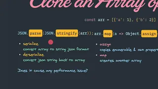 JavaScript clone an array of Object