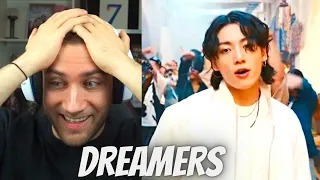 THIS IS SO GOOD!! Jung Kook (of BTS) featuring Fahad Al Kubaisi - Dreamers REACTION