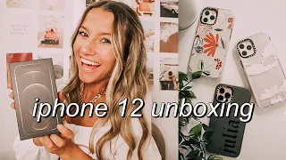 *NEW* iPHONE 12 PRO UNBOXING | set up, accessories, + more!