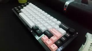 Lubed and Filmed Cherry MX Black Hyperglide Sound Test | MW65 (PLATEFOAM)