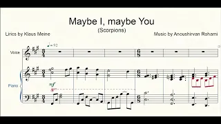 Scorpions - Maybe I, maybe You for piano