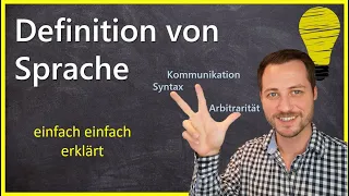 Definition von Sprache - Kommunikation, Syntax und Arbitrarität