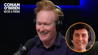 Conan & Sona Question A Bus Driver | Conan O’Brien Needs a Fan