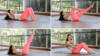 7 Exercises For A Flat Stomach At Home | Fitness With Namrata Purohit | Glamrs