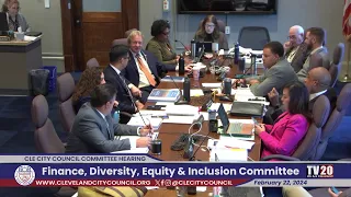 Finance, Diversity, Equity and Inclusion Committee (Part 2) – Budget Hearings, February 22, 2024