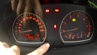 How to enter hidden menu in BMW X3 (E83)  instrument cluster hidden menu