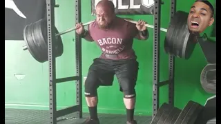 4 Minutes Of Squat Fails - When The Bar Bends