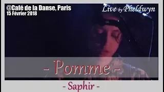 Pomme - Saphir - @Café de la Danse (Paris), 15 fev 2018