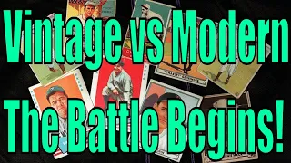 VINTAGE vs MODERN: THE ULTIMATE SHOWDOWN FOR BASEBALL CARD COLLECTORS