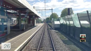 Ride with the train driver from Amsterdam to Zwolle. (With speedometer)