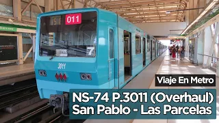 Metro de Santiago | Mini viaje en NS-74 P.3011 [9° Tren Overhaul]