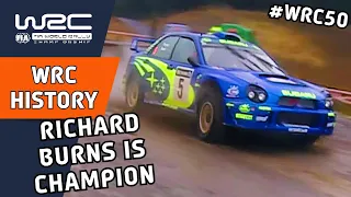 WRC History : Richard Burns becomes WRC Champion 2001 on Wales Rally GB.