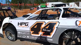 Brett White 602 crate late model-8th Annual Battle of the states 2021