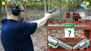 💥The Most Notorious Manstopper Round💥Ballistic Test