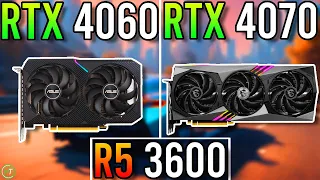 R5 3600 | RTX 4060 vs RTX 4070 - Big Difference?