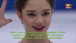 [ENG SUB] Spanish Commentary: Evgenia Medvedeva (RUS) FS - Worlds 2017