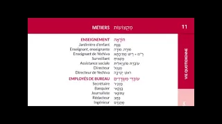 Vocabulaire hébreu - Les métiers