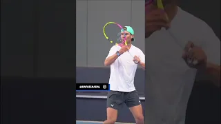 Break time's over 💪 Rafael Nadal is back to work 🙌