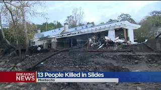 13 People Killed By Mudslides In Southern California